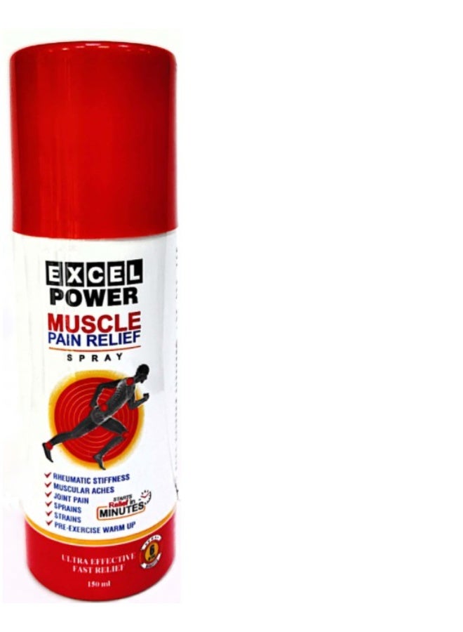 Excel Power Muscle Pain Relief Spray 150ml | Fast Acting & Deep Relief - Image 1